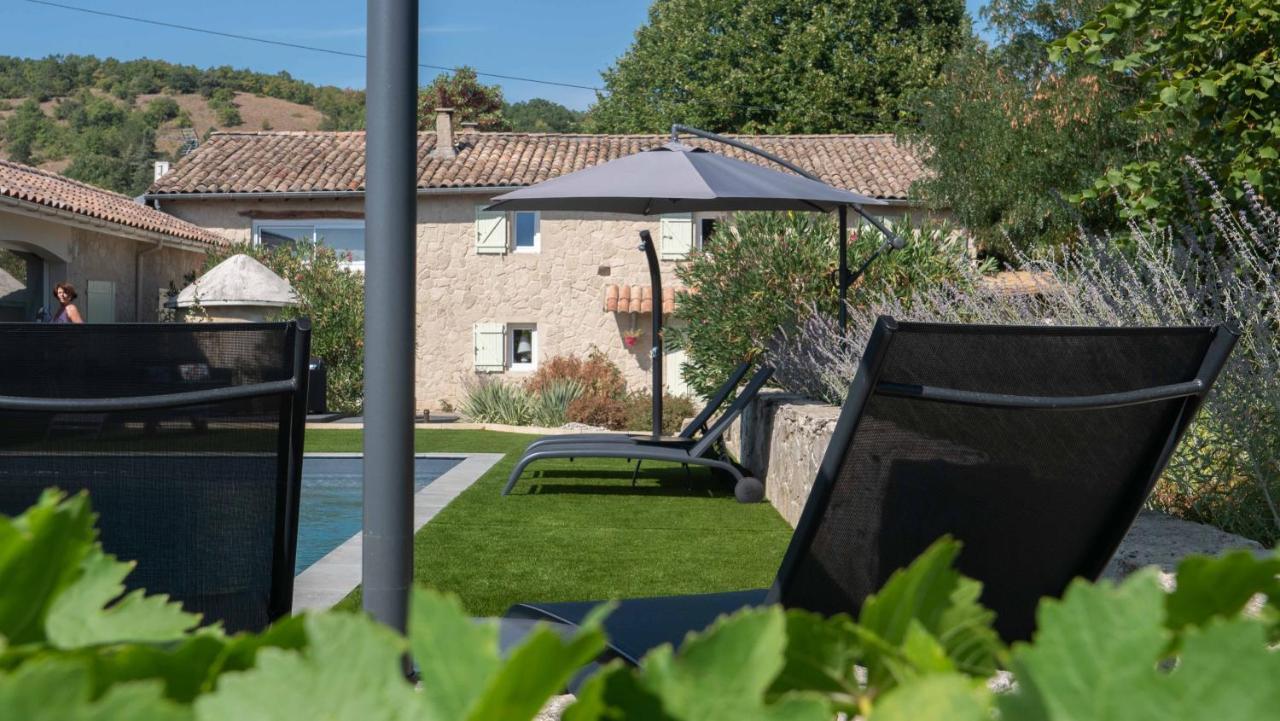Bed and Breakfast Mas De Chaufondes Crest Exterior foto