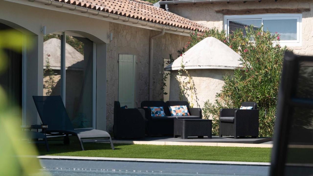 Bed and Breakfast Mas De Chaufondes Crest Exterior foto